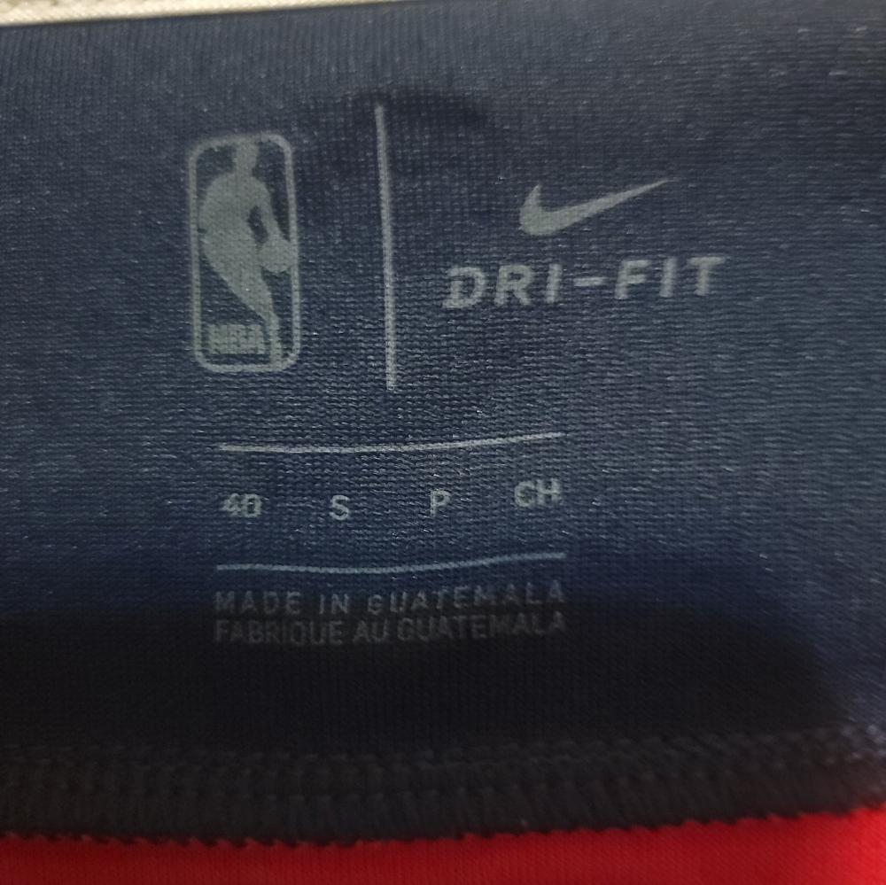 Mens NIKE Sz 40 Small NBA Washington 3 BEAL Athletic JERSEY - Picture 10 of 11